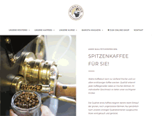 Tablet Screenshot of murnauer-kaffeeroesterei.com